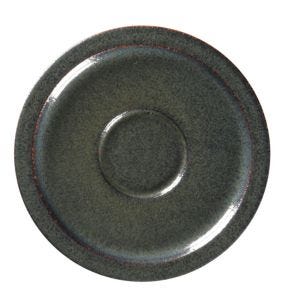 Sous tasse rond noir porcelaine Ø 16,3 cm Rakstone Ease Rak