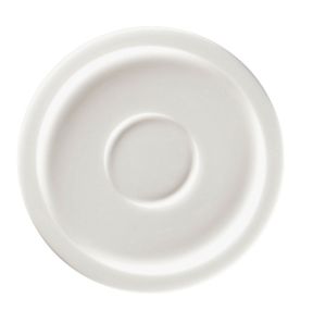 Schoteltje voor espressokop rond wit porselein Ø 13 Rakstone Ease Rak