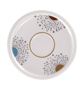 Sous tasse à café blanc porcelaine Ø 16,3 cm Rakstone Ease Décor Spring Rak