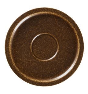 Sous tasse rond bronze porcelaine Ø 16,3 cm Rakstone Ease Rak