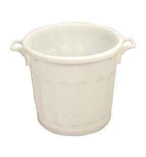 Container plastic wit Ø 67 x48.5 75 L Zonder deksel Gilac