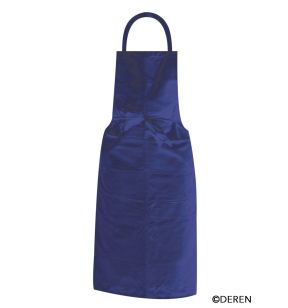 Schort met slabbetje blauw Eén maat