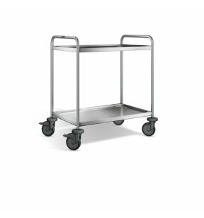 Dienstwagen inox 2 niveaus xx95 120 kg B.pro