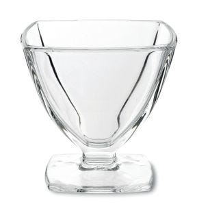 Coupe à dessert rond transparent verre pressé Ø 8 cm Carat La Rochere
