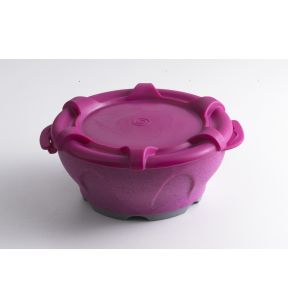 Bol rouge polypropylène (pp) 32 cl Ø 18 cm Thermodynamique Saint Romain