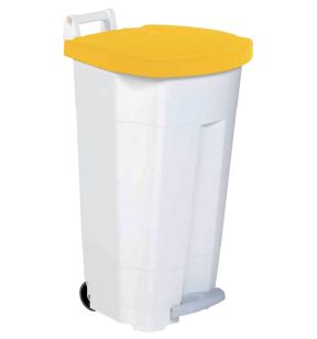 Pedaalemmer plastic 90 L wit Boogy Rossignol