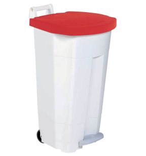 Pedaalemmer plastic 90 L wit Boogy Rossignol