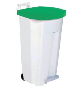 Pedaalemmer plastic 90 L wit Boogy Rossignol
