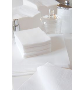 Serviette blanc ouate de cellulose 20x20 cm Celi Ouate Manufacture De L'ephemere (50 pièces)