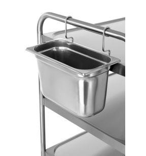 Bac à couverts inox 32,5x17,6x20 cm Tournus
