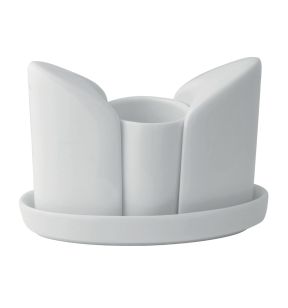 Ménagère sel/poivre/moutarde blanc 12,5x5,7x8 cm Trio Pro.mundi