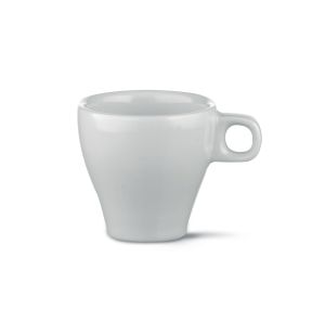 Tasse à expresso rond blanc en porcelaine Ø 6,3 cm 6,1 cm Paula