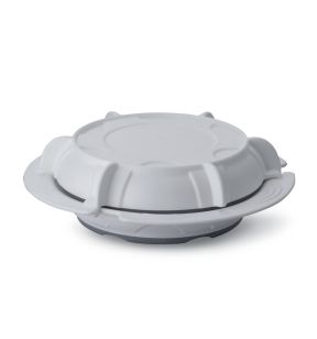 Assiette creuse rond blanc copolyester Ø 23 cm Thermodynamique Saint Romain
