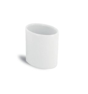 Pot à sauce rond blanc porcelaine 6,5 cm Elypse Pro.mundi