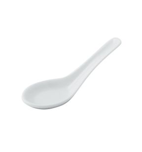 Cuillère chinoise blanc porcelaine 12 cm Pro.mundi