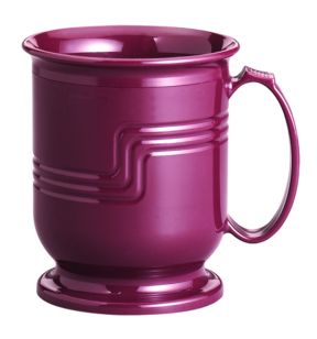 Isotherme mok rood polyethyleen 24 cl Shoreline Cambro