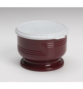 Isotherme kom rood polyethyleen Ø 8.89 Shoreline Cambro