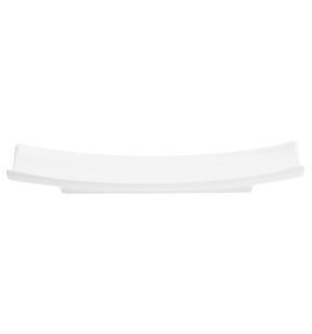 Plat rectangulaire blanc porcelaine 26 cm Bamboo Pro.mundi