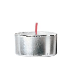 Bougie chauffe plat rond blanc Ø 3,9 cm 2,2 cm Spaas (50 pièces)