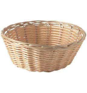Corbeille rond beige polypropylène (pp) Ø 18 cm 6,5 cm Pro.mundi