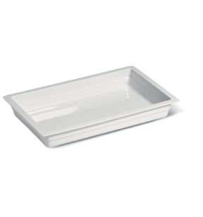 Bac ivoire porcelaine vitrifiée Range Buffet Rak