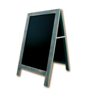 Chevalet de trottoir rectangulaire gris 80x67,5x115 cm Bequet