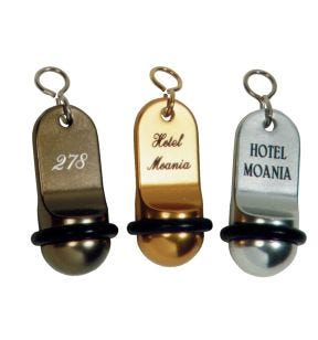 Porte-clés argent 7 cm