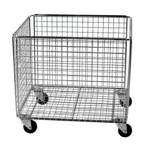 Chariot corbeille acier 60x50x62 cm Saint Romain