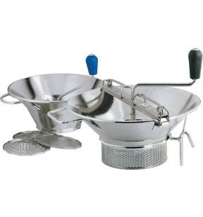 Moulin à légumes X530 inox Ø 37 cm 32 cm 5 kg/min 18 cm L.tellier
