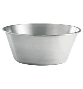 Bassine à fond plat inox Ø 32 cm 14 cm 8,2 L De Buyer