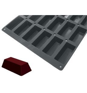 Plaat 20 minicakes silicone GN 1/1 x32.5 Moulflex Pro De Buyer