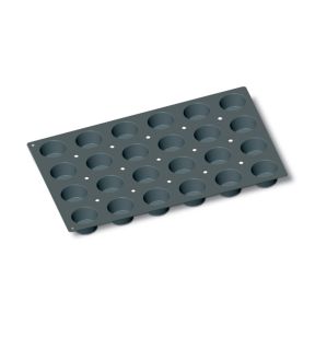 Plaat voor 24 muffins silicone Pâtissier xx3.5 Moulflex Pro De Buyer