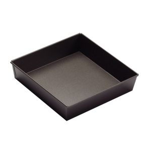 Moule à manqué acier Revêtement anti-adhésif 24x24x5 cm fixe Gobel