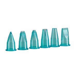 Doos met 6 spuitkoppen voor patisserie plastic Ø 3.5 6 (6 eenheden)