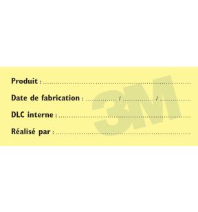 Paquet de 300 étiquettes de traçabilité alimentaire papier 10x4 cm Repositionnable Décollable 3m (6 pièces)