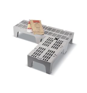 Opslagpallet rechthoekig grijs plastic xx31 1360 kg Cambro
