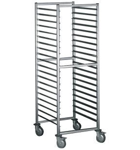 Chariot inox sens largeur GN 1/1 20 niveaux