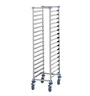 Wagen inox breedte GN 1/1 15 niveaus Tournus