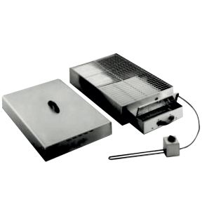 Rookrooster FM2 1 niveau 250 W 230V 715 mm x 200 mm Roller Grill