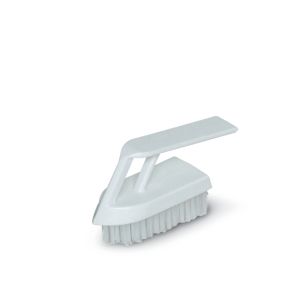 Hand- en nagelborstel wit plastic Thomas