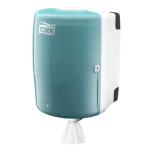 Distributeur de bobine d'essuyage blanc 33x30x45 cm W2 Tork