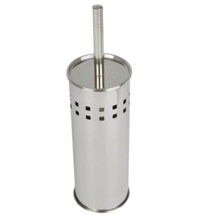 Borstelhouder rond grijs inox Probbax