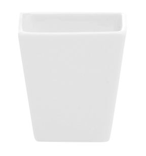 Mise en bouche ovale blanc porcelaine 5,2 cm Playtime Pro.mundi