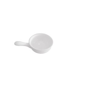 Mini casserole rond blanc porcelaine Ø 6 cm Pro.mundi