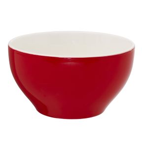 Bol rond rouge porcelaine 63 cl Ø 14 cm Emotions Pro.mundi