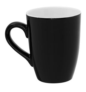 Mug rond noir porcelaine 32 cl Ø 8,3 cm Emotions Pro.mundi