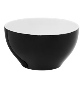 Bol rond noir porcelaine 63 cl Ø 14 cm Emotions Pro.mundi