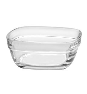 Coupelle carré transparent verre trempé 11 cm Lys Duralex