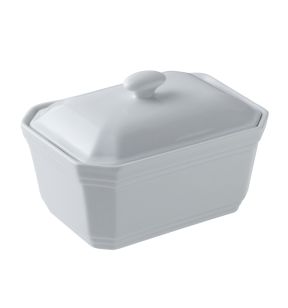 Terrine rectangulaire blanc porcelaine 11x8 cm Bistronome Pro.mundi
