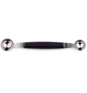 Dubbele lepel appel / meloen inox Ø 2.8 Without ferrule Aps